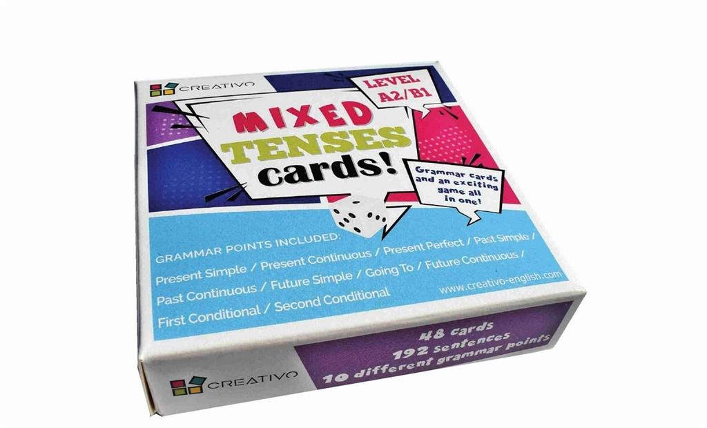 Game/Toy Karty językowe Angielski Mixed Tenses A2/B1 