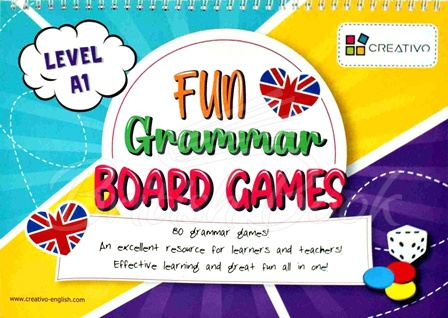 Książka Karty językowe Angielski Fun Grammar Board Games level A1 Creativo