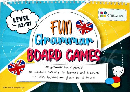 Book Karty językowe Angielski Fun Grammar Board Games level A2/B1 Creativo