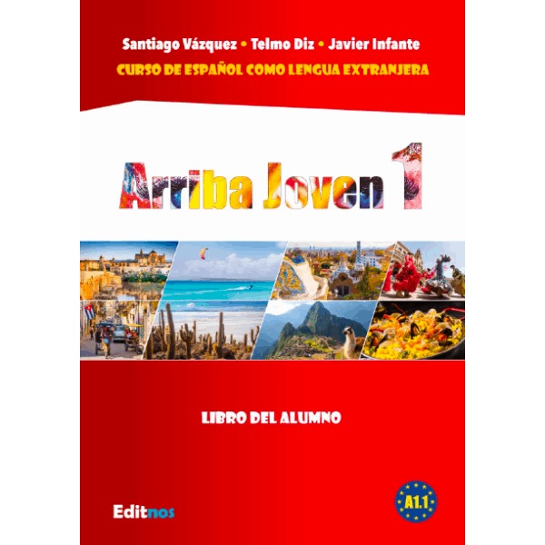 Kniha Arriba Joven 1 podręcznik A1.1 Santiago Vazquez