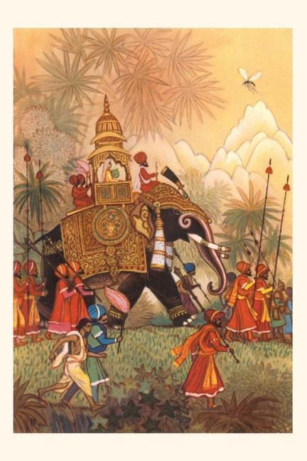 Kniha Vintage Journal Maharini Traveling on Elephant 