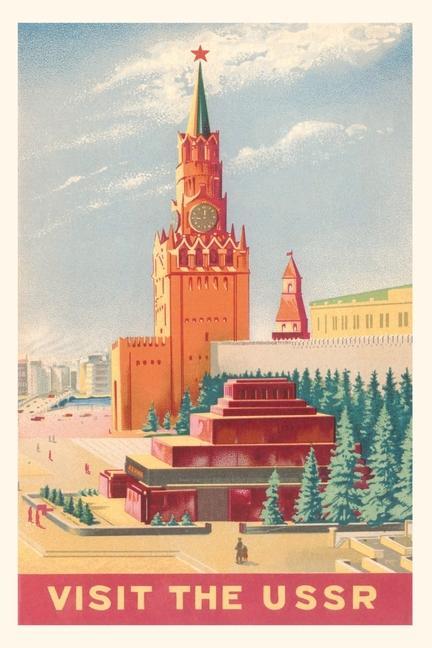 Könyv Vintage Journal Visit the USSR Travel Poster 