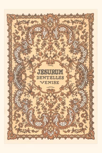 Carte Vintage Journal Venetian Lace Design 