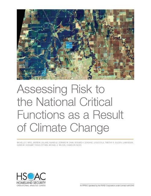 Kniha Assessing Risk to the National Critical Functions as a Result of Climate Change Andrew Lauland