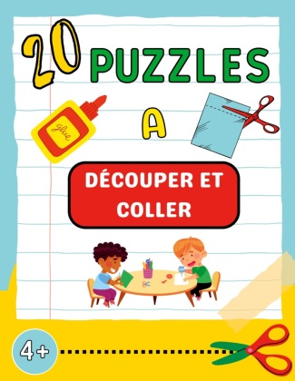 Kniha 20 puzzles a decouper et coller 