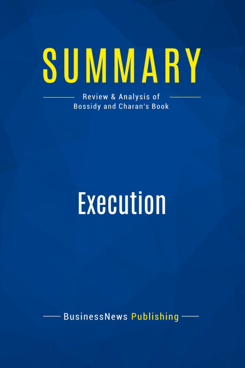 Knjiga Summary: Execution 