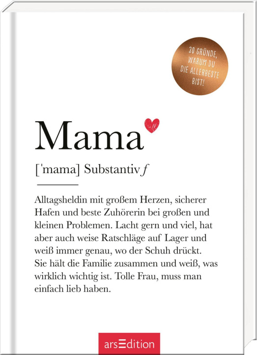 Kniha Mama (Substantiv, f) 