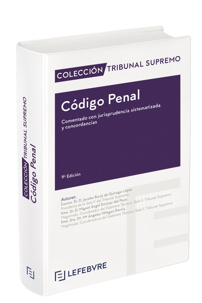 Knjiga Código Penal Comentado 9? edición LEFEBVRE-EL DERECHO