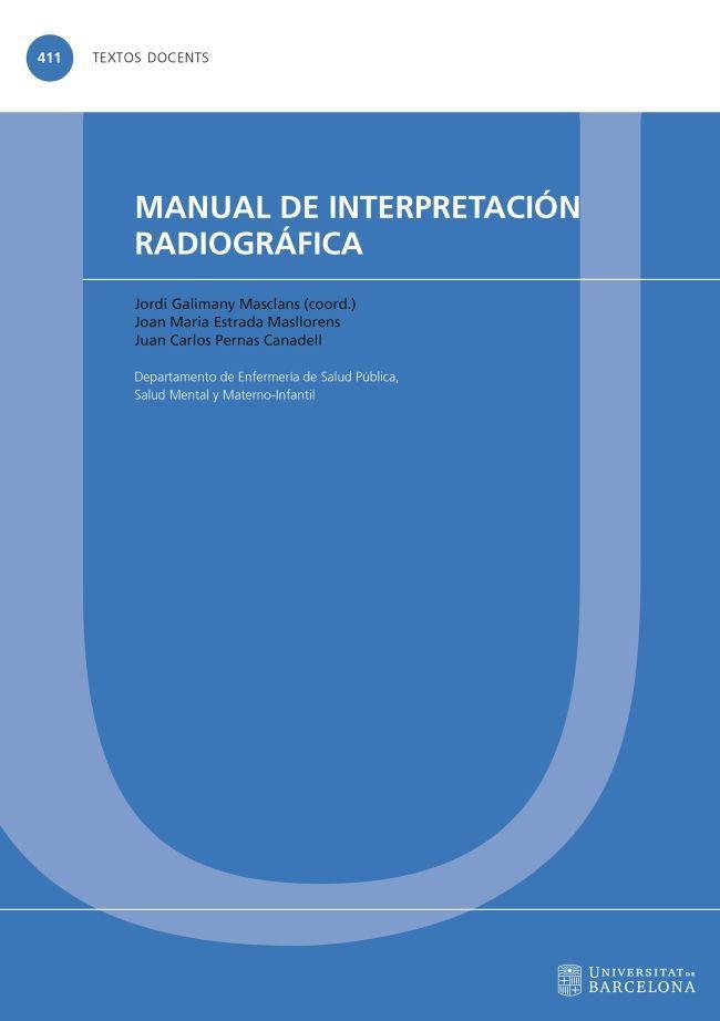 Könyv Manual de interpretación radiográfica 