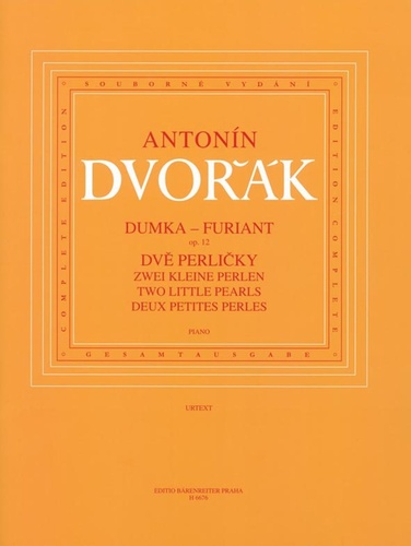 Kniha Dumka Furiant op.12 Antonín Dvořák