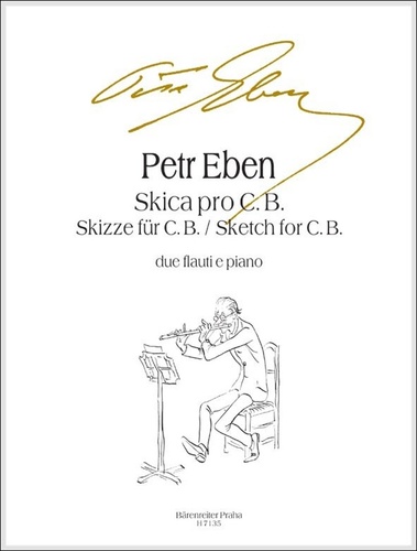 Kniha Skica pro C. B. Petr Eben