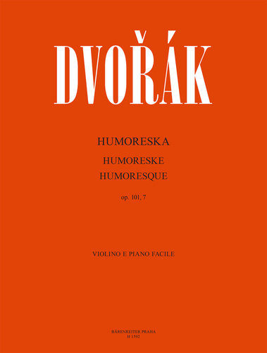 Kniha Humoreska G dur op. 101 č. 7 Antonín Dvořák