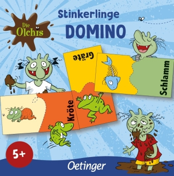 Hra/Hračka Die Olchis. Krötiges Stinkerlinge Domino Erhard Dietl