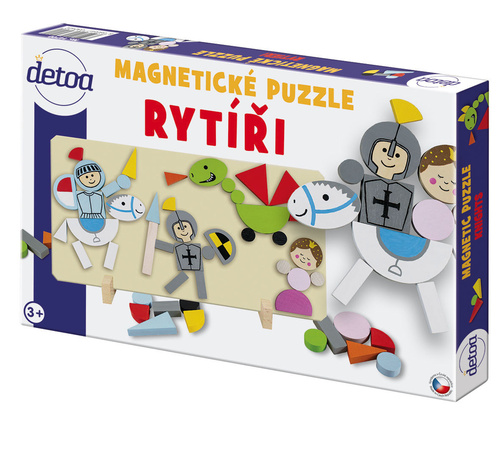 Game/Toy Magnetické puzzle Rytíři 