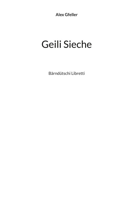 Knjiga Geili Sieche 