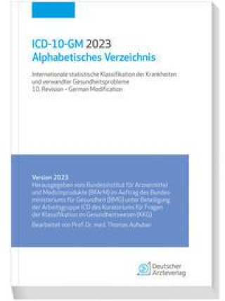 Книга ICD-10-GM 2023 Alphabetisches Verzeichnis 