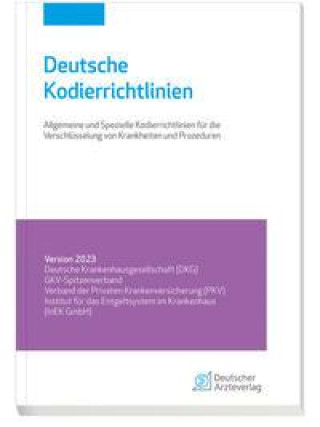 Knjiga Deutsche Kodierrichtlinien 2023 