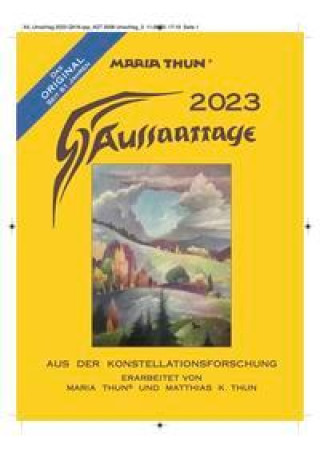 Kniha Aussaattage 2023 Maria Thun 