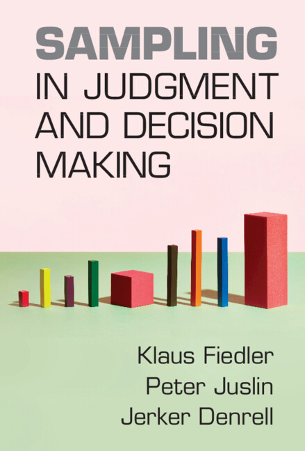 Książka Sampling in Judgment and Decision Making Klaus Fiedler