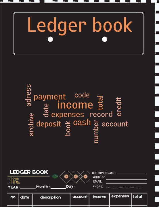 Kniha Accounting Ledger Book 