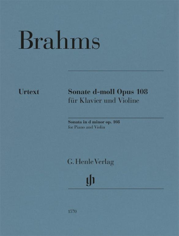 Book Brahms, Johannes - Violinsonate d-moll op. 108 Bernd Wiechert