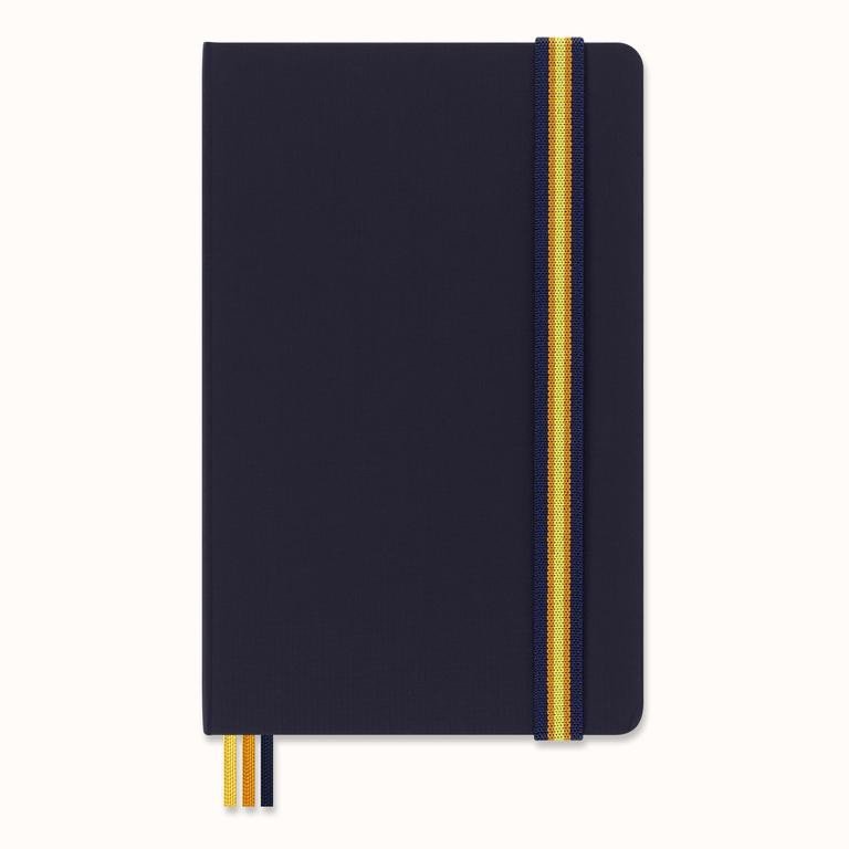 Book Moleskine Notizbuch - K-Way, Liniert, Fester Einband Nylon, Blau 