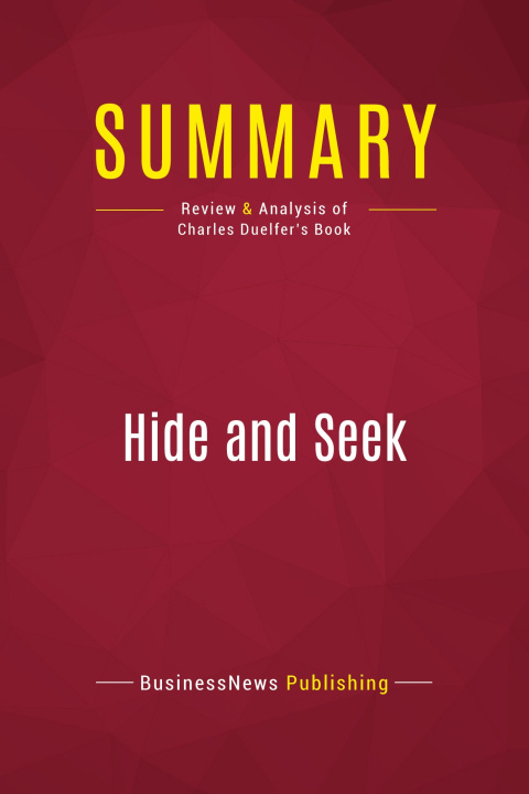 Knjiga Summary: Hide and Seek 