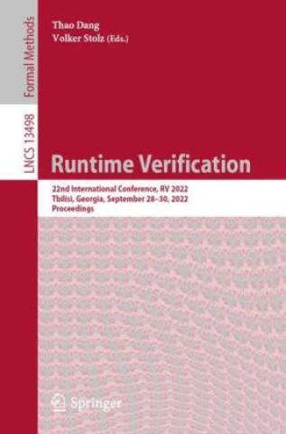 Knjiga Runtime Verification Thao Dang