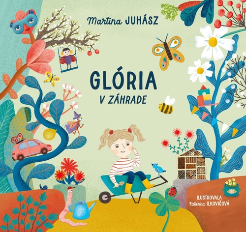 Книга Glória v záhrade Martina Juhász