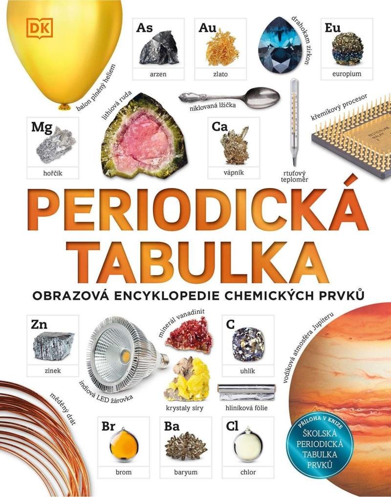 Kniha Periodická tabulka Obrazová encyklopedie chemických prvků Tom Jackson