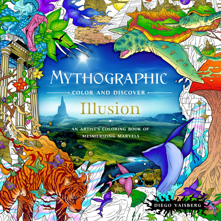 Könyv Mythographic Color and Discover: Illusion: An Artist's Coloring Book of Mesmerizing Marvels 