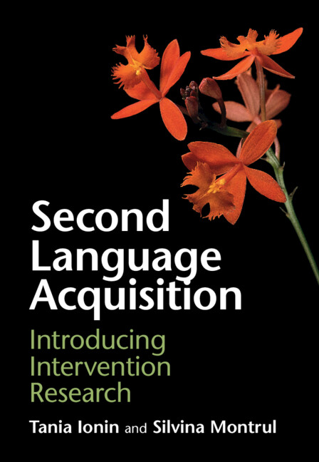 Buch Second Language Acquisition Tania Ionin