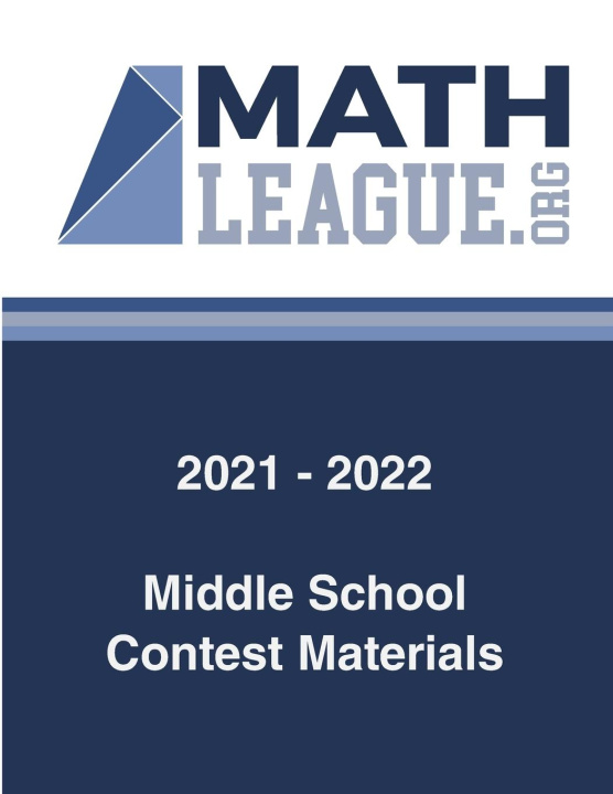 Knjiga 2021-2022 Middle School Contest Materials Tim Sanders