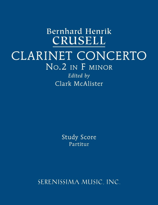 Kniha Clarinet Concerto No.2, Op.5 Clark Mcalister