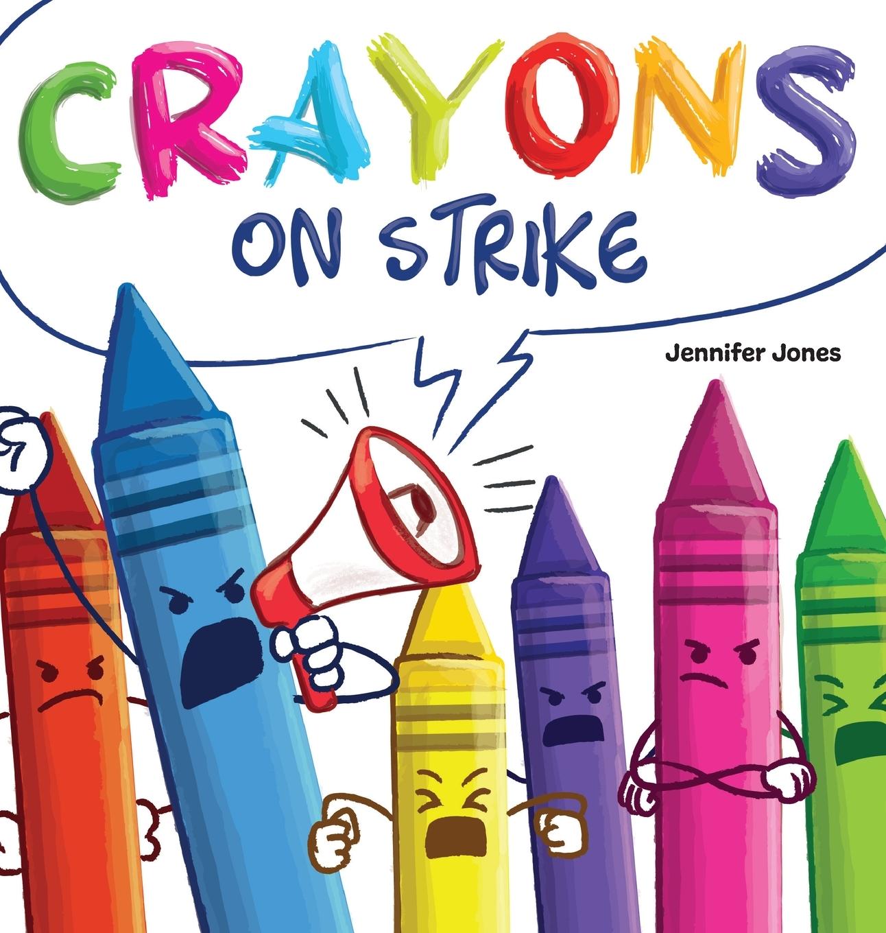 Book Crayons on Strike Jennifer Jones
