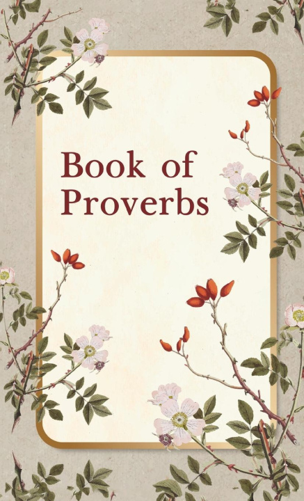 Boek Book of Proverbs Hardcover King James Bible