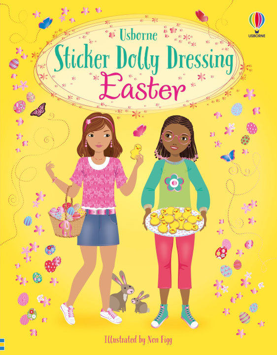 Carte Sticker Dolly Dressing Easter Non Figg
