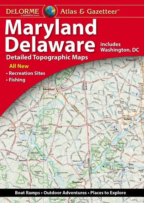 Kniha Delorme Atlas & Gazetteer: Maryland & Delaware 