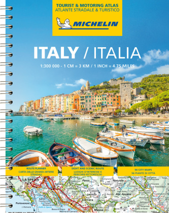 Książka Italy - Tourist and Motoring Atlas (A4-Spiral) 
