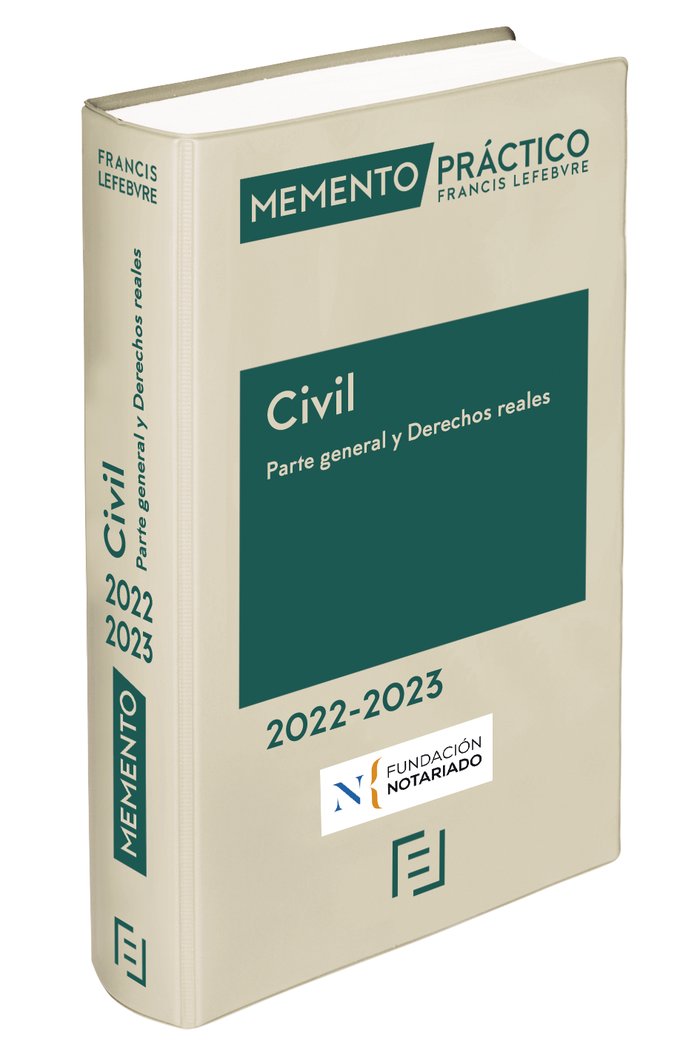 Könyv Memento Civil. Parte general y Derechos reales 2022-2023 