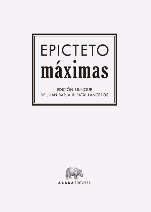 Book Máximas EPICTETO