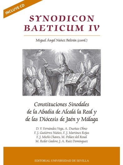 Kniha Synodicon Baeticum IV : constituciones sinodales de la Abadía de Alcalá la Real y de las Diócesis de Jaén y Málaga 