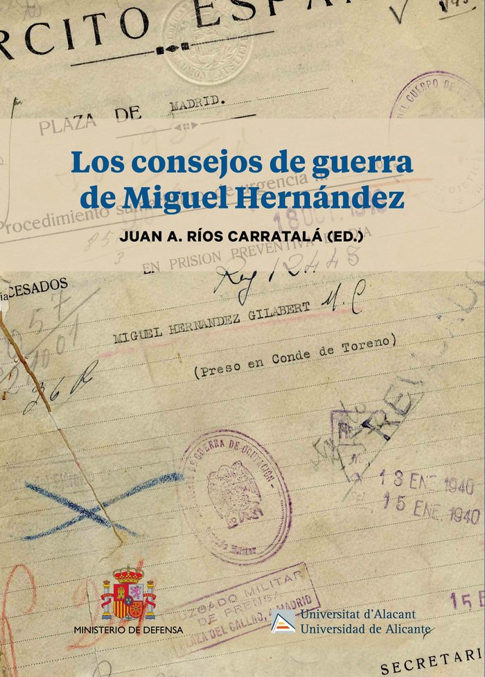 Carte Los consejos de guerra de Miguel Hernández 
