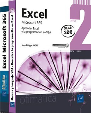Knjiga EXCEL MICROSOFT 365 PACK 2 LIBROS APRENDER EXCEL Y PROGRAMA 