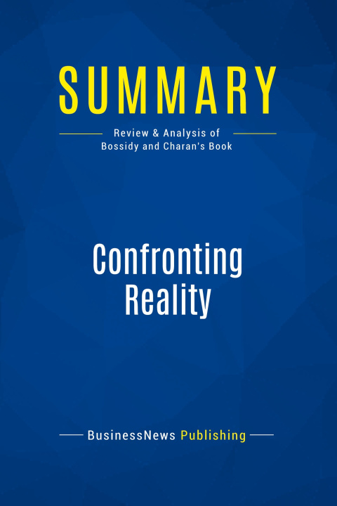 Knjiga Summary: Confronting Reality 