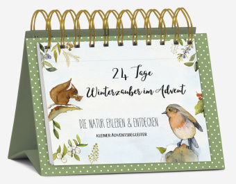 Naptár/Határidőnapló Tisch-Adventskalender "24 Tage Winterzauber im Advent" Korsch Verlag