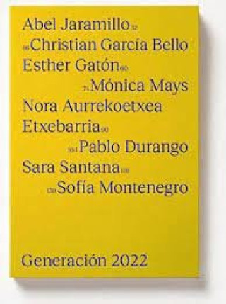 Knjiga Generación 2022 