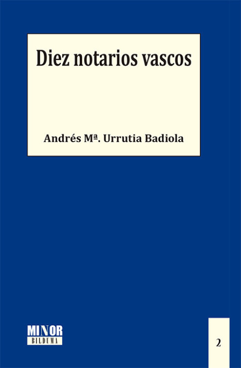 Knjiga Diez notarios vascos URRUTIA BADIOLA