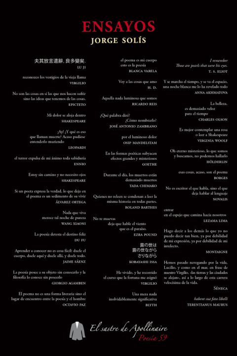 Knjiga Ensayos SOLÍS