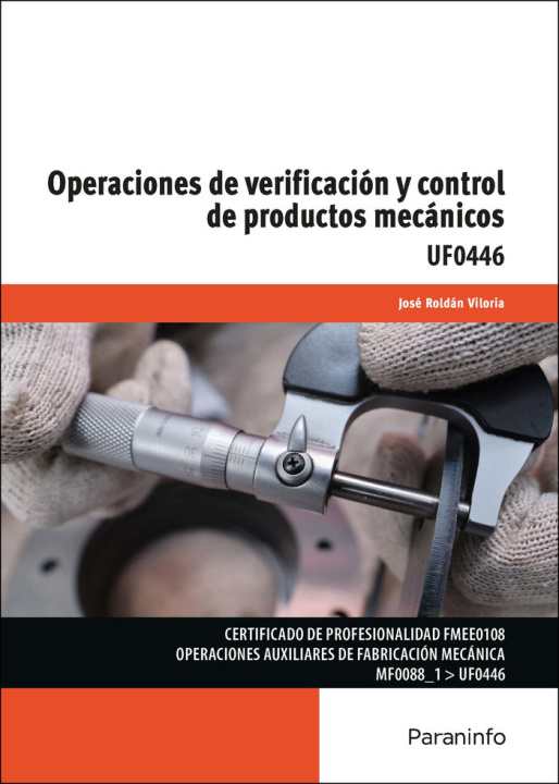 Книга Operaciones de verificación y control de productos mecánicos 